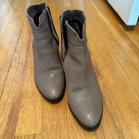 Dune booties - tan suede and leather - Picture 5 of 5